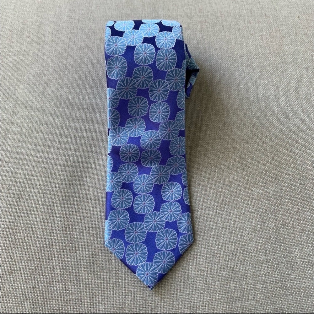 Nordstrom Men’s Shop Blue Silk Tie - Picture 1 of 4